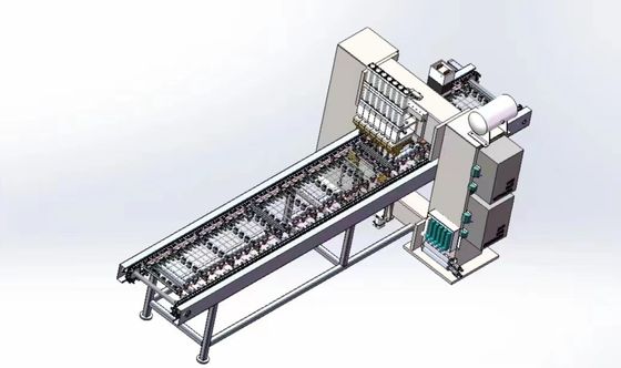 2mm Kafes Paslanmaz Çelik Gantry Çok Noktalı Saldırılmış Ağ Saldırma Tel Makinesi