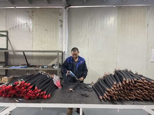 Cnc Bakır Su Soğutucu Kablolar Taşınabilir Nokta kaynak makinesi için ikincil kablo