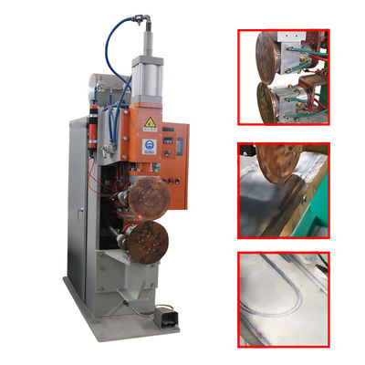 Yarım otomatik uzun dikişli kaynak makinesi, 2500W direniş dikişli kaynak makinesi