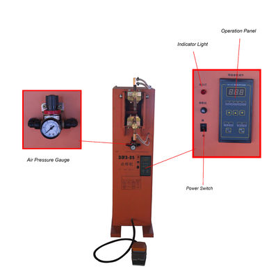 DN25 Direnç 25KVA Rocker Arm Spot kaynak makinesi Ayak çalıştırılır