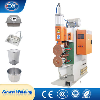 Yarım Otomatik Cnc kaynakçı Direniş Alaşımlı Kutu Dairesel Yan Dikiş kaynak makinesi